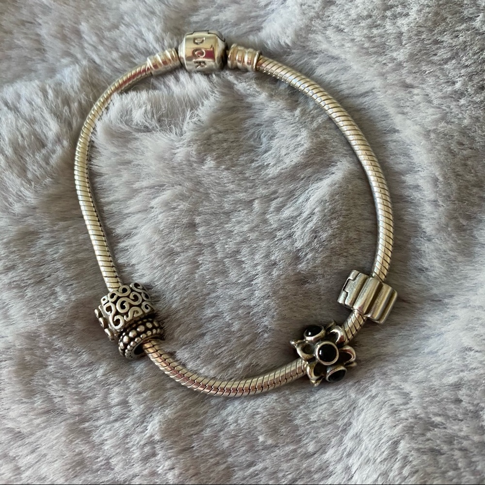 Pandora Charm Bracelet with Charms - Picture 2 of 2